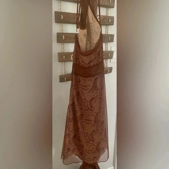 Free People Women’s Layered Lace Sleeveless Backless Halter Mini Dress Small EUC - Picture 5 of 15